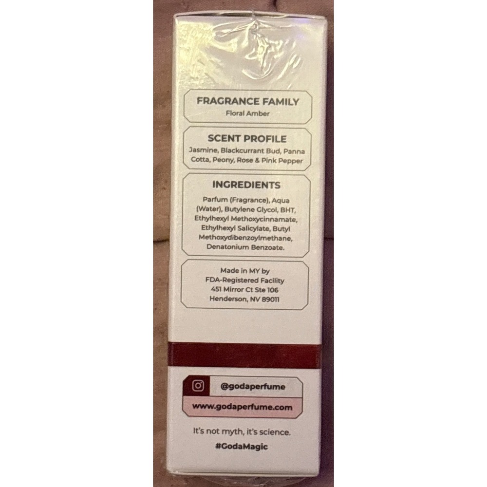NEW Goda Women's Pheromone Perfume For Her 0.5 oz Sealed - Picture 2 of 4
